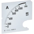Шкала сменная IEK 1000/5А-1.5 для амперметра Э47, размер - 96х96мм IPA20D-SC-1000