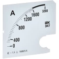Шкала сменная IEK 1600/5А-1.5 для амперметра Э47, размер - 96х96мм IPA20D-SC-1600
