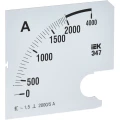 Шкала сменная IEK 2000/5А-1.5 для амперметра Э47, размер - 96х96мм IPA20D-SC-2000