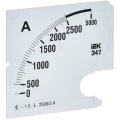 Шкала сменная IEK 2500/5А-1.5 для амперметра Э47, размер - 96х96мм IPA20D-SC-2500