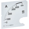 Шкала сменная IEK 4000/5А-1.5 для амперметра Э47, размер - 96х96мм IPA20D-SC-4000