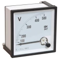 Вольтметр IEK Э47 500В, класс точности 1.5, диапазон измерений - 0-500В, размер - 96х96мм IPV20-6-0500-E