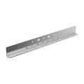 Пластина соединительная усиленная IEK LESTA CLM40D-PSU 150мм для лестничного лотка, корпус - сталь, цвет - светло-серый CLM40D-PSU-150