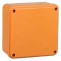 Коробка распаячная IEK ПС 100х100х50мм, 2P, сечение кабеля 10мм2, степень защиты IP44, огнестойкая, безгалогенная, гладкие стенки