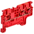Колодка клеммная IEK ARMAFIX Push-In CP-MC 2.5мм2, пружинная, 3 вывода, диапазон сечений - 0.2-2.5мм2, цвет - красный AF-CT22-00-3-K04-002