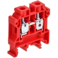 Колодка клеммная IEK ARMAFIX CTS 10мм2, винтовая, диапазон сечений - 0.5-10.0мм2, цвет - красный AF-CT10-00-K04-010