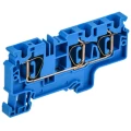 Колодка клеммная IEK ARMAFIX CX 6-3 BU 6мм2 3-контактная, пружинная, диапазон сечений - 0.2-6.0мм2, цвет - синий AF-CT40-00-3-K07-006