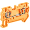 Клемма пружинная IEK КПИ 2в-4, диапазон сечений - 0.2-4.0мм2, цвет - оранжевый YZN11-004-K09