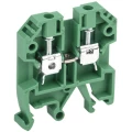 Клемма винтовая IEK КВИ-4мм2, диапазон сечений - 1-4.0мм2, цвет - зеленый YZN30-004-K06