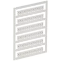 Маркер IEK ARMAFIX для CTS/CP 2,5мм2, символы A; B; C; N; PE, цвет - белый AF-CT10D-M-D25-21