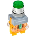 Кнопка управления GENERICA D7-11D высокая, диаметр отверстия - 22мм, 1НЗ+1НО, с подсветкой, цвет - зеленый BBT50-11D-3-12-K06-G