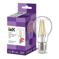 Лампа светодиодная IEK LLF-A60 11 Вт, 230 В, цоколь - E27, световой поток - 1265 Лм, цветовая температура - 4000 К, цвет свечения - белый, форма - грушевидная