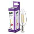 Лампа светодиодная IEK LLF-C35 7 Вт, 230 В, цоколь - E14, световой поток - 840 Лм, цветовая температура - 2700 К, цвет свечения - теплый, форма - свеча