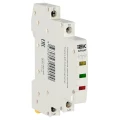 Лампа индикаторная IEK ARMAT тройная, LED 230-415В AC, IP20, цвет - желтый/зеленый/красный AR-LED-3-4-C
