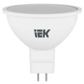 Лампа светодиодная IEK LLE-MR16-GU5 50 мм мощность - 5 Вт, цоколь - GU5.3, световой поток - 450 лм, цветовая температура - 4000 K, нейтральный белый свет, форма - софит