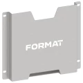 Карман IEK FORMAT 400 для документации, ширина - 400мм, материал - металл, цвет - серый (RAL 7035), FO-00-PD-040