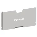 Карман IEK FORMAT 600 для документации, ширина - 600мм, материал - металл, цвет - серый (RAL 7035), FO-00-PD-060