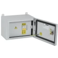 Ящик с понижающим трансформатором IEK ЯТП-0,25 230/36-2, цвет - серый, УХЛ2, IP54