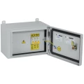Ящик с понижающим трансформатором IEK ЯТП-0,25 230/42-3, цвет - серый, УХЛ2, IP54