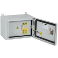 Ящик с понижающим трансформатором IEK ЯТП-0,25 400/36-3, цвет - серый, УХЛ2, IP54
