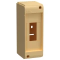 Корпус навесной IEK UNION Mini КМПн-2 66х51х139мм без двери, пластиковый, модулей - 2, рядов - 1, IP20, цвет - бежевый UIM-KP71-N-02-20-K34