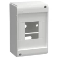 Корпус навесной IEK UNION Mini КМПн-4 66х89х139мм без двери, пластиковый, модулей - 4, рядов - 1, IP20, цвет - белый UIM-KP71-N-04-20-K01