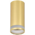Светильник светодиодный IEK 4005 50 Вт потолочный, накладной, IP20, под LED лампу с цоколем GU10, цвет – золото