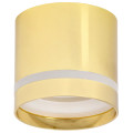 Светильник светодиодный IEK 4016 12 Вт потолочный, накладной, IP20, под LED лампу с цоколем GX53, цвет – золото