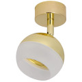 Светильник светодиодный IEK 4011 15 Вт настенно-потолочный, накладной, IP20, под LED лампу с цоколем GX53, цвет – золото