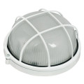 Светильник IEK НПП 60Вт потолочный, цоколь E27, световой поток 1000Лм, IP54, с решеткой, цвет - белый