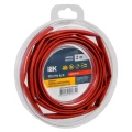 Трубка термоусадочная IEK ТТУ нг-LS Дн6/3 L=2 м тонкостенная в скрутках, диаметр до усадки 6 мм, диаметр после усадки 3 мм, материал - полиэтилен, коэффициент усадки - 2:1, цвет - красный Трубка термоусадочная IEK ТТУ нг-LS Дн6/3 L=2 м тонкостенная в скрутках, диаметр до усадки 6 мм, диаметр после усадки 3 мм, материал - полиэтилен, коэффициент усадки - 2:1, цвет - красный