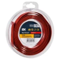 Трубка термоусадочная IEK ТТУ нг-LS Дн8/4 L=2 м тонкостенная в скрутках, диаметр до усадки 8 мм, диаметр после усадки 4 мм, материал - полиэтилен, коэффициент усадки - 2:1, цвет - красный