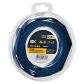 Трубка термоусадочная IEK ТТУ нг-LS Дн8/4 L=2 м тонкостенная в скрутках, диаметр до усадки 8 мм, диаметр после усадки 4 мм, материал - полиэтилен, коэффициент усадки - 2:1, цвет - синий