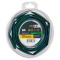 Трубка термоусадочная IEK ТТУ нг-LS Дн2/1 L=2 м тонкостенная в скрутках, диаметр до усадки 2 мм, диаметр после усадки 1 мм, материал - полиэтилен, коэффициент усадки - 2:1, цвет - зеленый