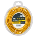 Трубка термоусадочная IEK ТТУ нг-LS Дн2/1 L=2 м тонкостенная в скрутках, диаметр до усадки 2 мм, диаметр после усадки 1 мм, материал - полиэтилен, коэффициент усадки - 2:1, цвет - желтый