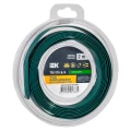 Трубка термоусадочная IEK ТТУ нг-LS Дн8/4 L=2 м тонкостенная в скрутках, диаметр до усадки 8 мм, диаметр после усадки 4 мм, материал - полиэтилен, коэффициент усадки - 2:1, цвет - зеленый
