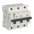 Автоматический выключатель модульный трехполюсный IEK ARMAT M10H 3P (H) 80А 10кА, сила тока 80А, тип расцепителя H, отключающая способность 10кА AR-M10H-3-H080