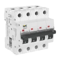 Автоматический выключатель модульный четырехполюсный IEK ARMAT M10N 4P (L) 3А 7.5кА, сила тока 3А, тип расцепителя L, отключающая способность 7.5кА AR-M10N-4-L003