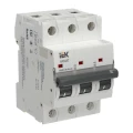 Автоматический выключатель модульный трехполюсный IEK ARMAT M10N-MA 3P (D) 10А 10кА, сила тока 10А, тип расцепителя D, отключающая способность 10кА AR-M10N-MA-3-D010