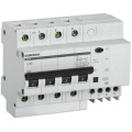 Автоматический выключатель дифференциального тока четырехполюсный IEK GENERICA АД14 С25 АC30 4P, сила тока 25 А, переменный, тип расцепления C, отключающая способность 4.5 kА