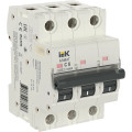 Автоматический выключатель трехполюсный IEK ARMAT M06N 3P 6А (C) 6kА, переменный ток, сила тока 6 А
