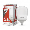 Лампа светодиодная IN HOME LED-HP-PRO опаловая, мощность - 50 Вт, цоколь - E27/E40, световой поток - 4750 лм, цветовая температура - 4000 K, форма - цилиндрическая