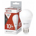 Лампа светодиодная IN HOME LED-MO-PRO матовая, мощность - 10 Вт, цоколь - E27, световой поток - 900 лм, цветовая температура - 4000 K, форма - грушевидная