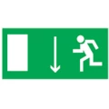 Наклейка NAVIGATOR «Указатель двери эвакуационного выхода» левосторонний 100х200 мм самоклеящаяся Наклейка NAVIGATOR «Указатель двери эвакуационного выхода» левосторонний 100х200 мм самоклеящаяся