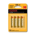 Батарейки KODAK ULTRA PREMIUM Alkaline количество - 4, размер - AA