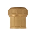 Муфта компрессионная Itap 710 Дн25х3/4″ Ру25 для полиэтиленовых труб, обжим-В, VX-N, корпус - латунь