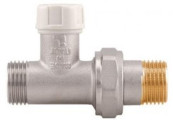 Клапан ITAP 297 1/2"x1/2" Ду15x15 Pу10 прямой, с разъемным соединением, корпус - никелированная латунь, резьбовое соединение - наружная-наружная