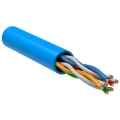 Витая пара ITK U/UTP 4х2х24AWG solid PVC, категория - 5E, количество пар - 4, цвет - синий, длина кабеля - 305м LC1-C5E04-113
