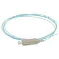 Пигтейл оптический ITK SC/UPC 50/125 для многомодового кабеля (MM), длина кабеля - 1.5 м, категория - OM3, тип разъема - SC, материал оболочки - LSZH, цвет - бирюзовый