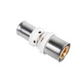 Муфта редукционная K-flex SOLID Ду20x16 Ру10 для металлопластиковых труб, корпус - латунь CW617N, уплотнение - EPDM, присоединение - компрессионное